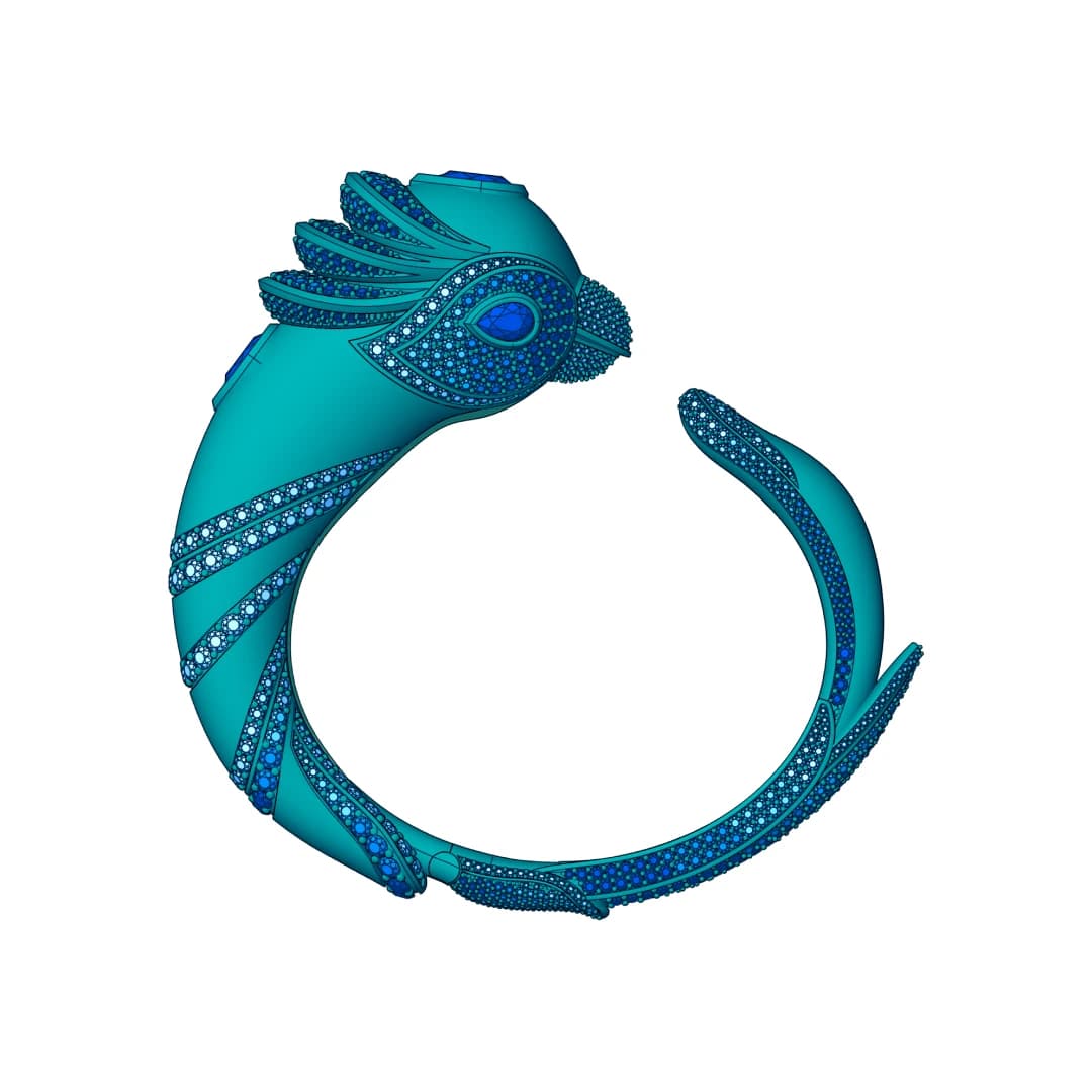 CAD Parrot Ring