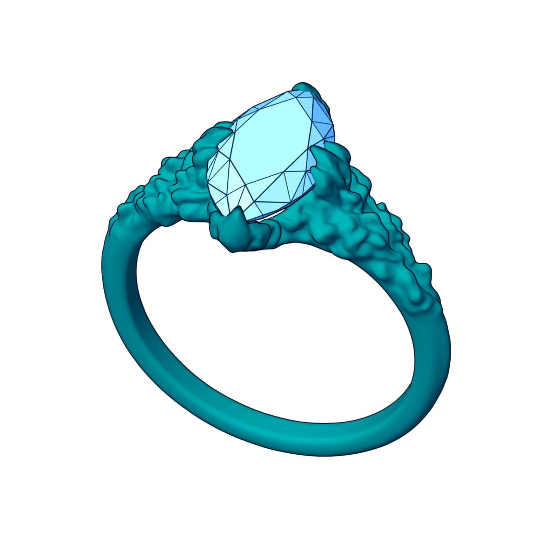 CAD Marquise Ring